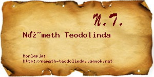 Németh Teodolinda névjegykártya